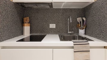 Departamento, 1 cama Queen size, aire acondicionado | Cocina privada