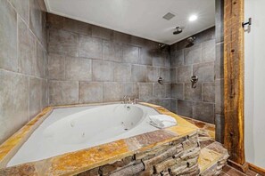 Shower, shampoo
