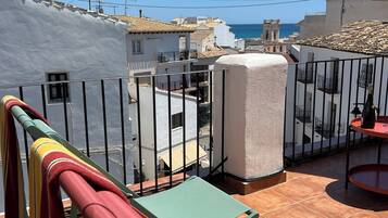 Appartement, uitzicht op stad | Terras