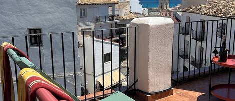 Departamento, vista a la ciudad | Terraza o patio