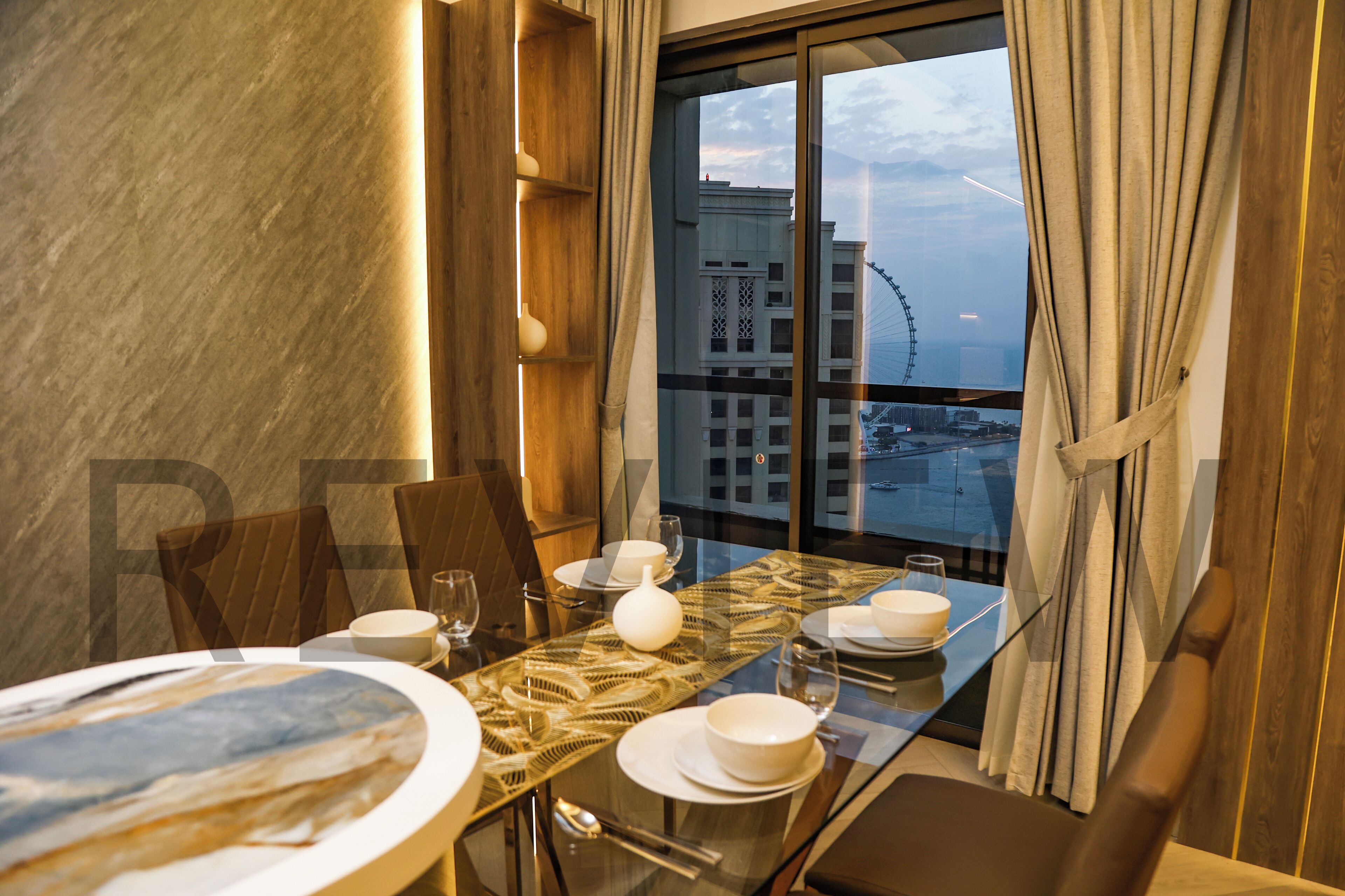 Spiseområde på rommet