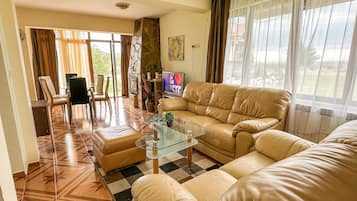 TV connectée, cheminée