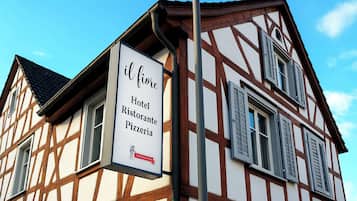 Overnatningsstedets facade