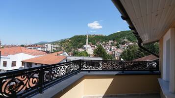 Superior Double Room, Balcony, City View | Terrace/patio