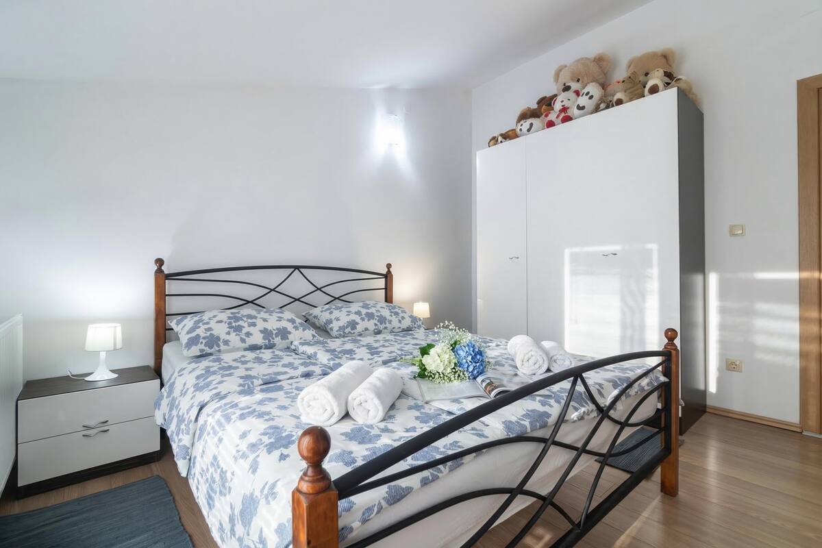家庭公寓, 2 间卧室, 阳台 (Sea View Panorama Penthouse) | 1 多间卧室、免费 WiFi、床单