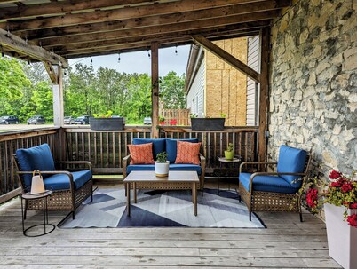 School House Suite steps from Bridal Veil Falls in beautiful Kagawong