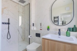 Shower, hair dryer
