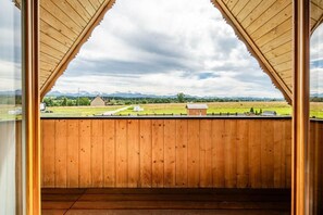 Balcony view - DOMKI TATRY z jacuzzi i sauną w cenie (Szaflary)