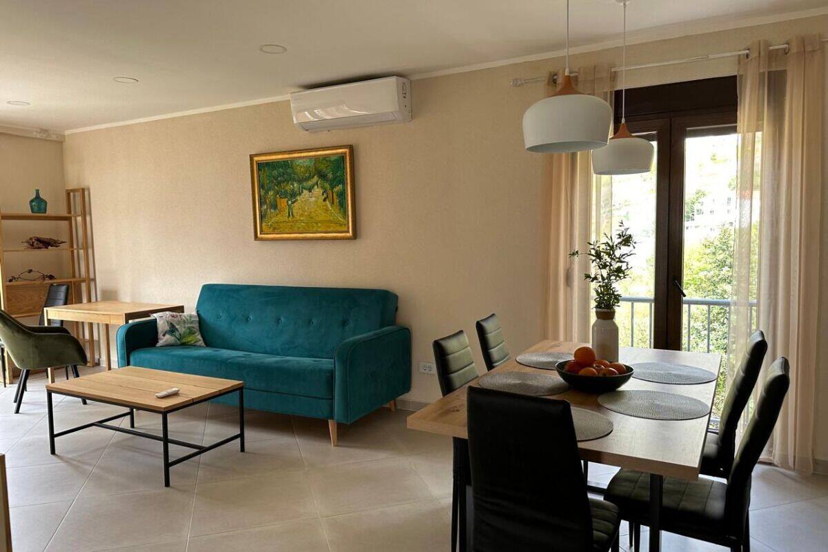 Appartement, 2 chambres, balcon, vue baie | Coin séjour