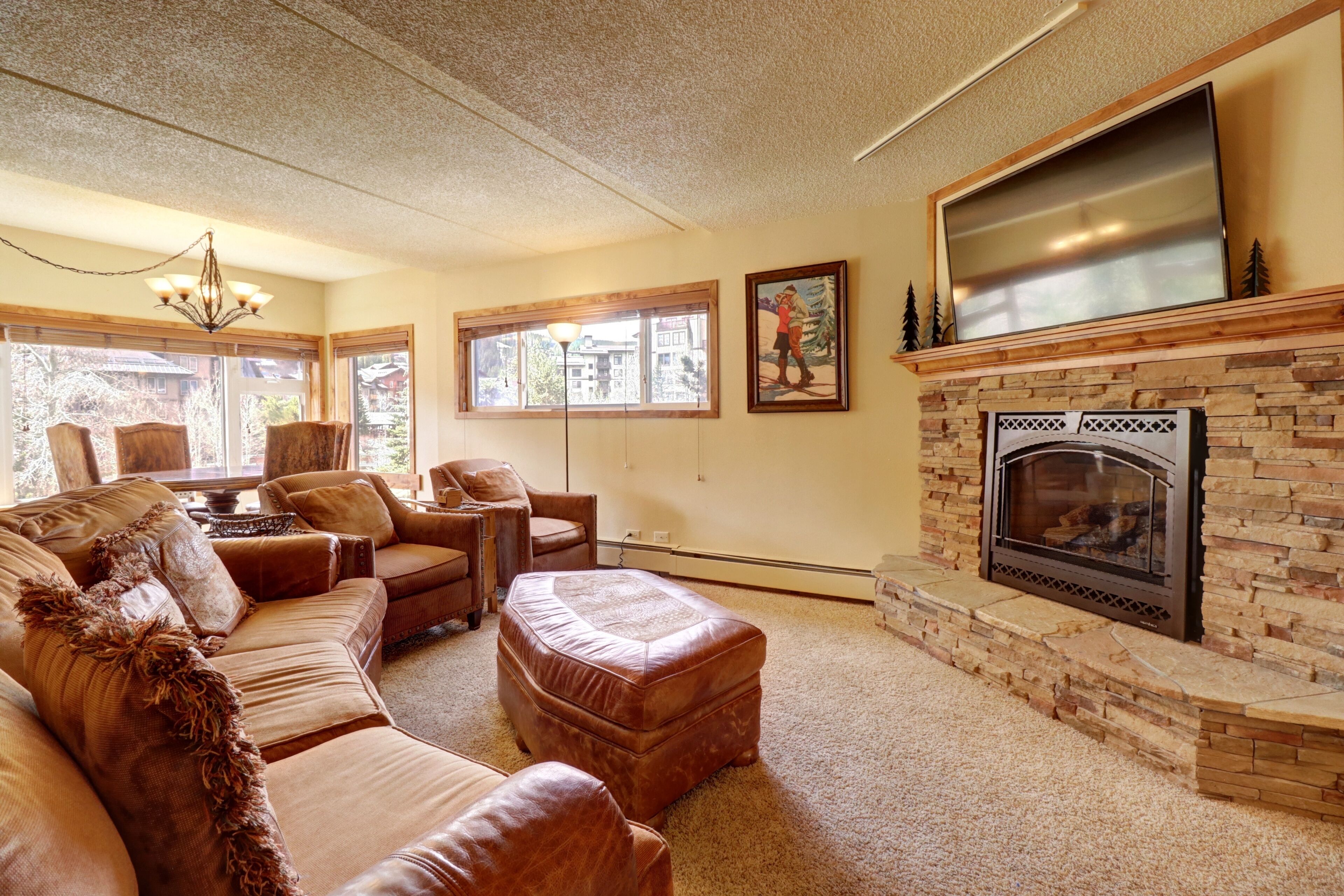 コンドミニアム 2 ベッドルーム | リビング エリア | スマートテレビ