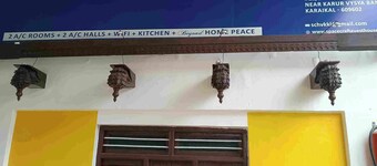 Charming 2-bedroom villa with WiFi, AC in serene Karaikal