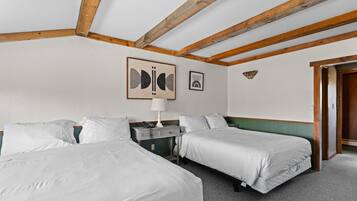 1 slaapkamer, een strijkplank/strijkijzer, wifi, beddengoed