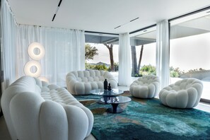 Villa, Sea View | Living area