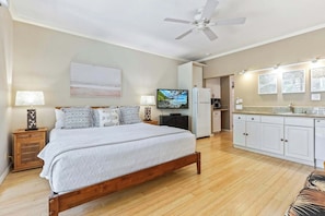 2 bedrooms, iron/ironing board, travel cot, WiFi