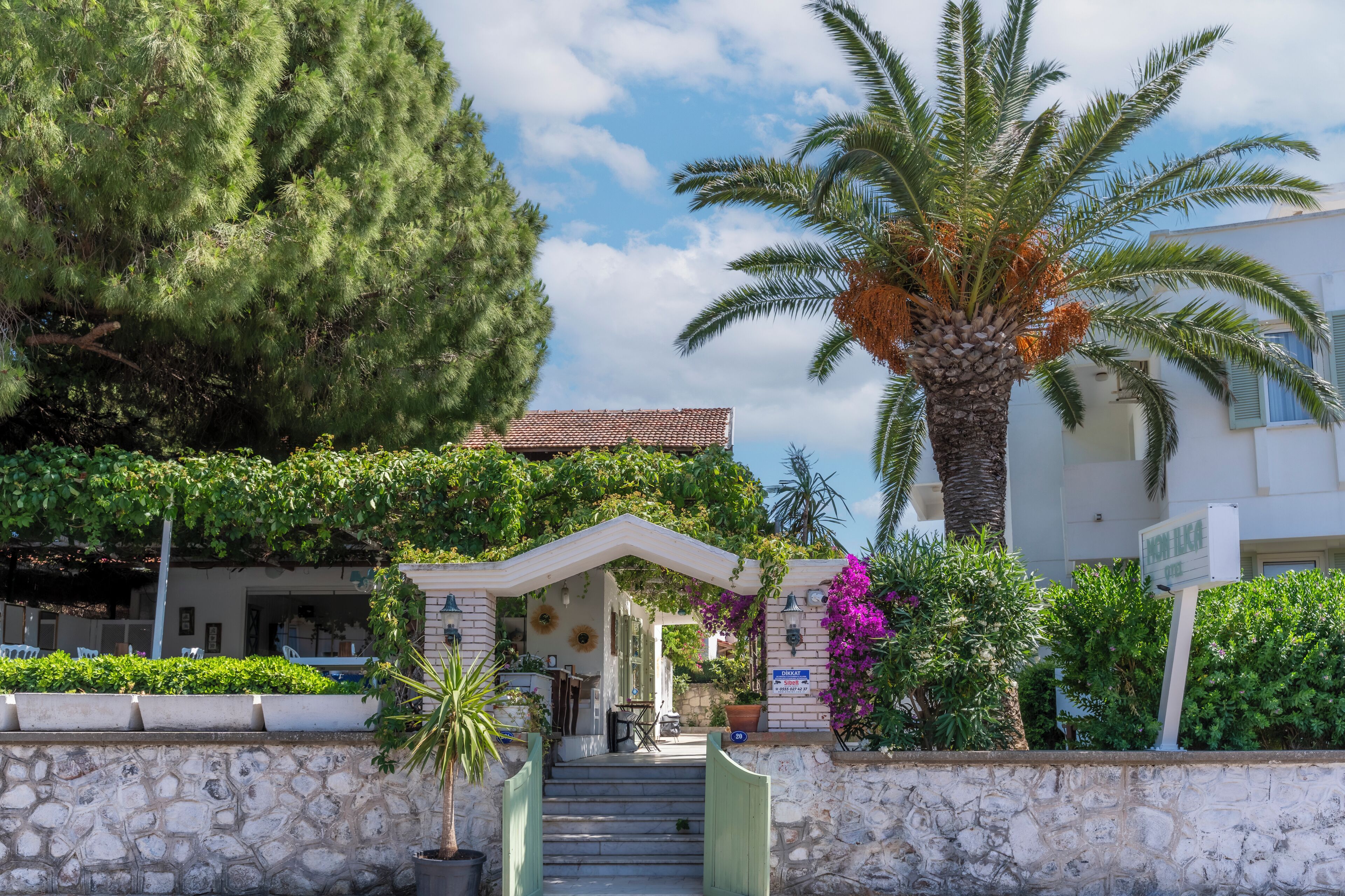 Façade de l’hébergement