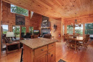 Smart TV, fireplace, video games, table tennis