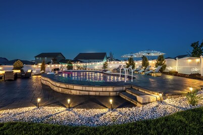 Sweet Escape Farmhouse with Pool and Movie Room