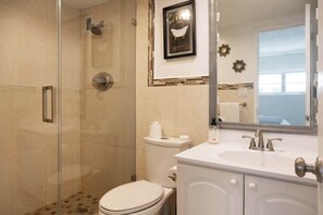 Shower, hair dryer