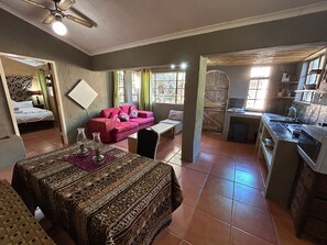 Alpehytte – deluxe | Oppholdsområde