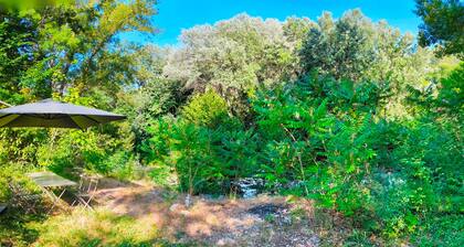 Charming gîte with private spa and river at the bottom of the garden. Baronnies