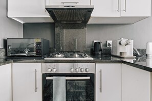 Microwave, oven, stovetop