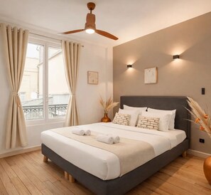 Superior-Apartment, Blick auf den Innenhof