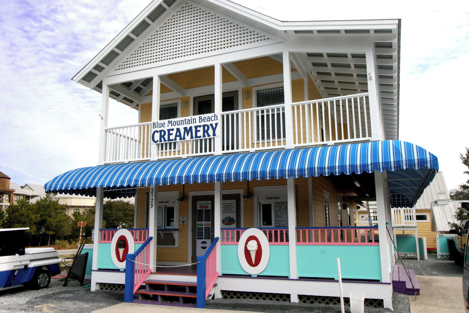 Blue Mountain Beach Creamery 2 miles away 