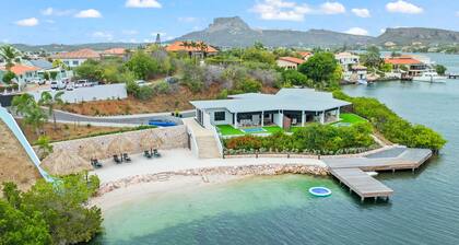 Dolce Vita Beach, Waterfront Bungalow A at Jan Sofat with Private Beach