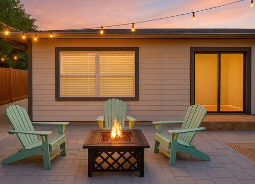 Spacious 5-bedroom Retreat w/ Theater & Game Room + POOL near Downtown