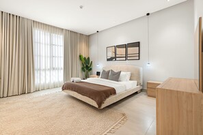 ดีลักซ์อพาร์ทเมนท์, ระเบียง | โต๊ะทำงาน, เตารีด/โต๊ะรีดผ้า, Wi-Fi ฟรี