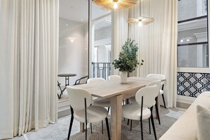 Deluxe Apartment, Balcony | Living area