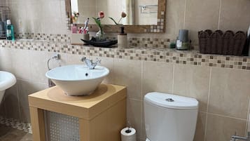 Shower, hair dryer