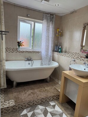 Shower, hair dryer