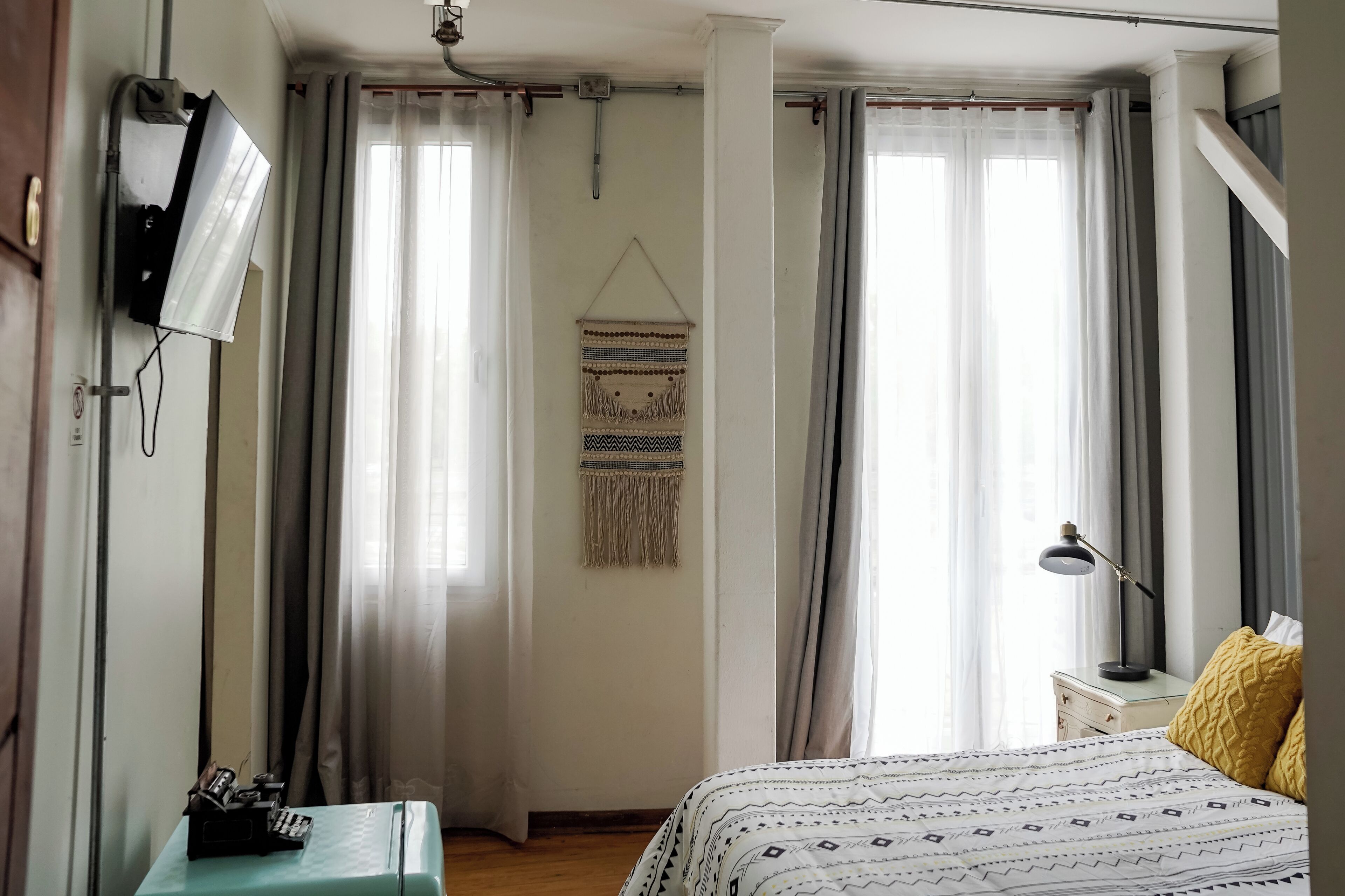 ファミリー 4 人部屋 バルコニー シティビュー | WiFi (無料)