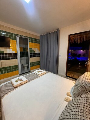 Deluxe Room, 1 Bedroom | Minibar, blackout drapes, free WiFi, bed sheets - Pousada Maruá - Sabiaguaba  (Fortaleza)