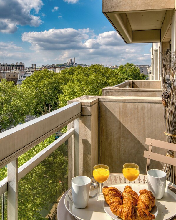 Studio Deluxe, vue ville | Balcon