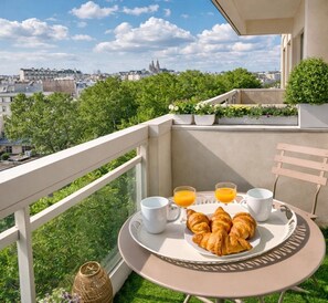 Deluxe-studiolejlighed - byudsigt | Terrasse/gårdhave