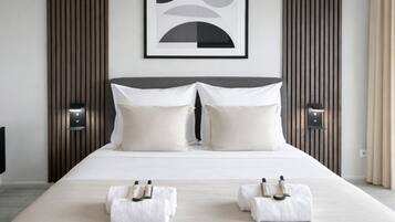 Studio Deluxe - utsikt mot staden | Vardagsrum | 80-centimeters smart-tv med digitalkanaler