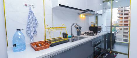 Microwave, oven, stovetop