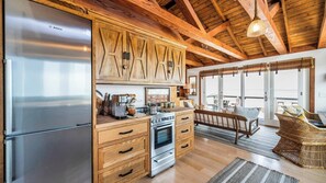 Oven, stovetop, coffee/tea maker, toaster