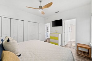 2 chambres, lit parapluie, Wi-Fi gratuit, draps fournis