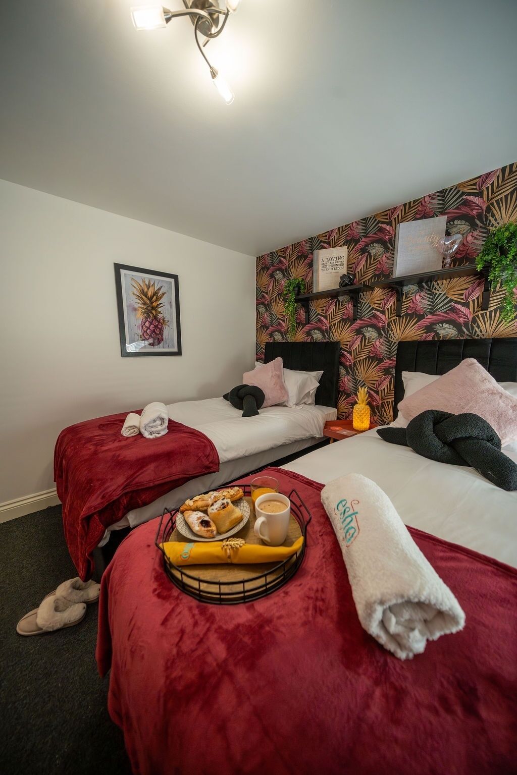 2 Schlafzimmer, Bügeleisen/Bügelbrett, kostenloses WLAN, Bettwäsche