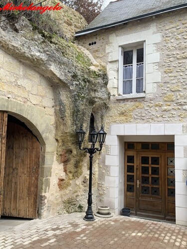 Michelangelo at our 'Clos Lussault' near Amboise in the Loire Valley