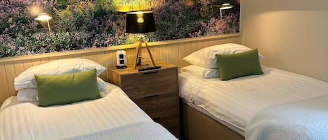 Habitación con 2 camas individuales | Escritorio y wifi gratis