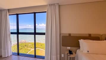 Comfort Double Room, Partial Sea View | In-room safe, laptop workspace, soundproofing, free WiFi