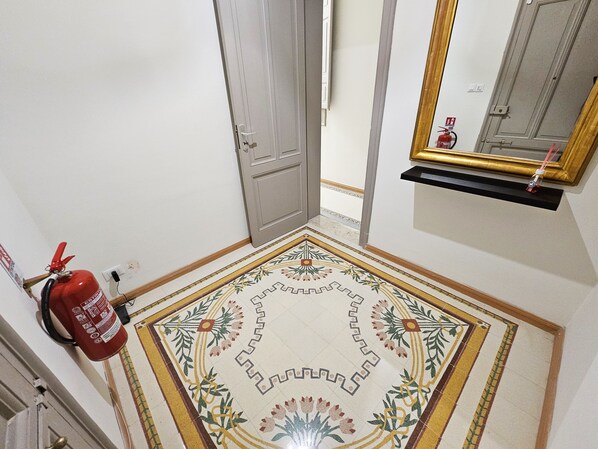 Interior entrance