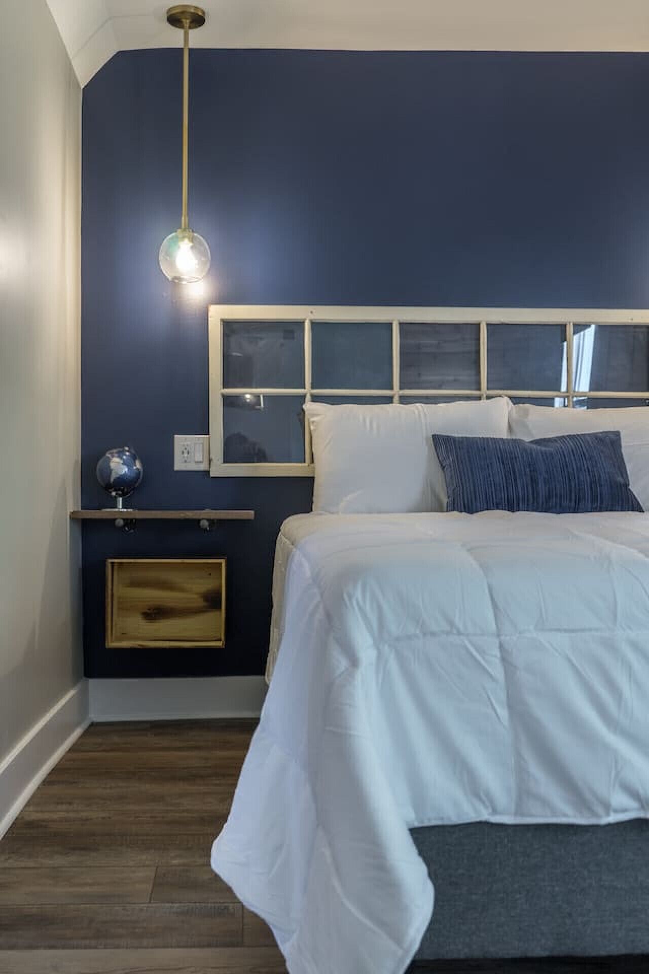 1 bedroom, desk, iron/ironing board, travel crib