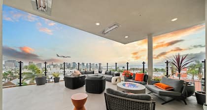 Charming Top Floor Gem City Ocean Views in fabulous Bankers Hill, San Diego