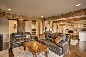 Smart TV, chimenea