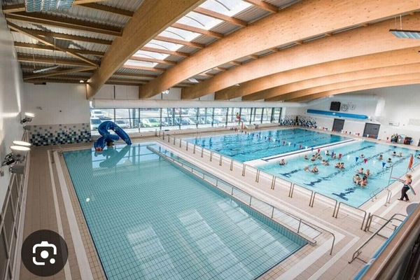 Aberavon Leisure Centre pool, fun for the whole family.